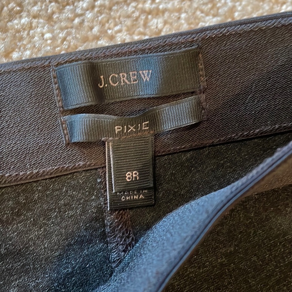 J.Crew Gray Pixie Pants. Never Been Worn. Size 8r. - image 1